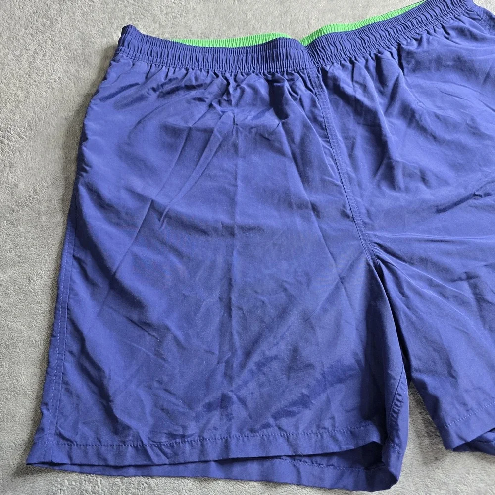 Polo Ralph Lauren Swim Trunks Mens 3XLT Navy Blue Green Pony Lined 6.5